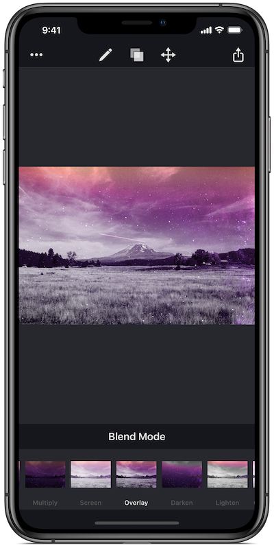 Image Blender Blend Modes iPhone